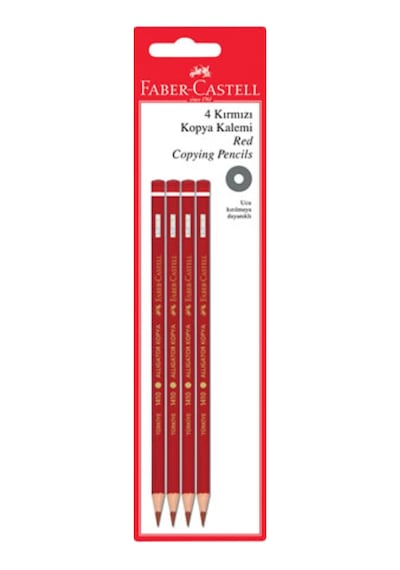 Faber Castell 4 Kırmızı Kopya Boya Kalemi