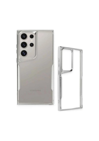 Gld-spt- Newface Samsung Uyumlu Galaxy S23 Ultra Kılıf Boyi Silikon Kapak - Siyah