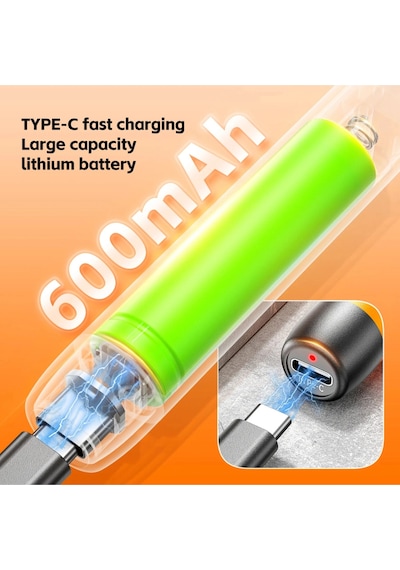 3.7v Şarjlı Mini Elektrikli Tornavida Seti 600mah Type-c, 28 Parça Manyetik Hassas Uçlu Vida Seti