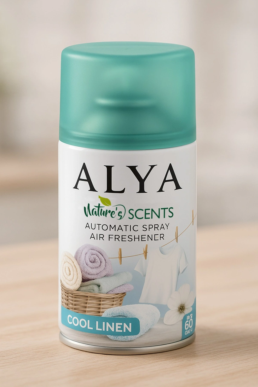 Nature's Scents Cool Linen Oda Kokusu Yedek Makine Spreyi 250 Ml Temizliğin Esintis