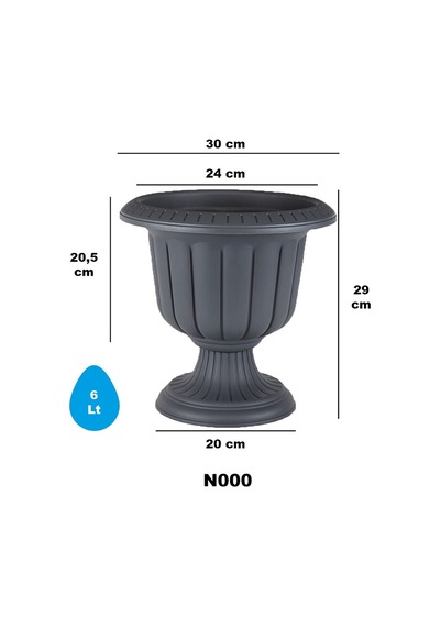 Serinova Kupa Saksı No:0 6 Lt 78224235