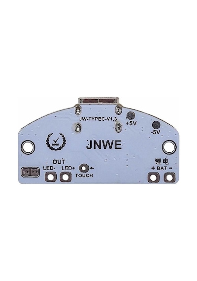 Type C Usb Besleme Dokunmatik Led Dimmer Modül 3.7v Lion Lityum Pil Şarj 3w Parlaklık Kontrol Anaht