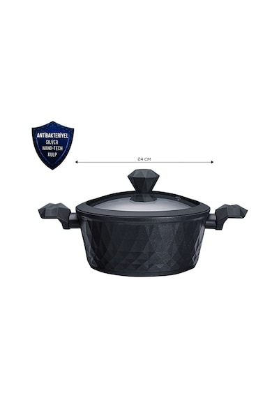 Karaca  Biodiamond Antibakteriyel Kulp Tencere 24 Cm