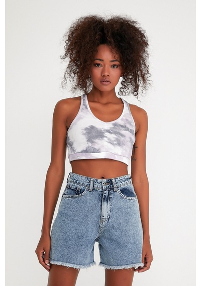 Kadın Crop Atlet-tişort Spr21y18 001