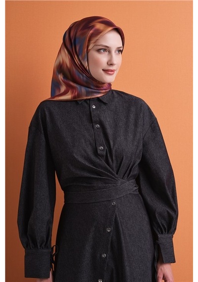 Armine Saf İpek Sura Eşarp 9605d 85 Pudra Pembe