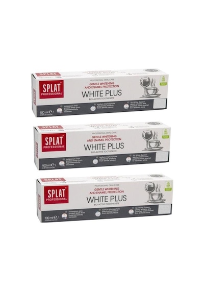 Splat White Plus Diş Macunu 3 x 100 ML