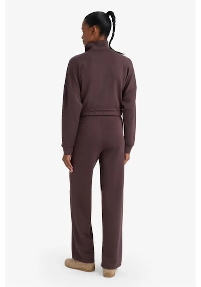Defacto Straıght Fıt Geniş Paça Standart Boy Modal Sporcu Pantolon F9066ax26spbn192 Kahve-bn192
