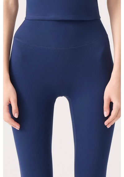 Los Ojos X Ece Lacivert Yüksek Bel Spor Tayt Mono Leggings Lacivert