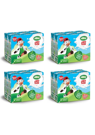 Sütaş Yağlı Süt 180 Ml X 24 Adet