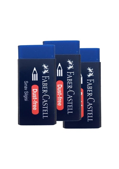 Faber Castell Sınav Silgisi Mavi 3