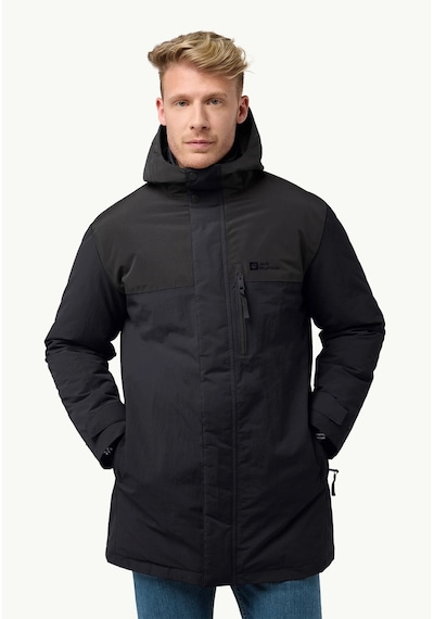 Jack Wolfskin Gletschersee Parka M Erkek Siyah Siyah