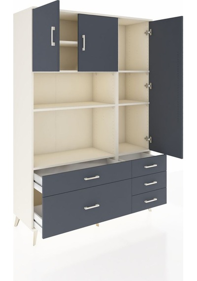 Hyperion Dolap 7 Raflı 5 Çekmeceli 3 Kapaklı 132x44x195 Aytaşı-antrasit/antrasit Antrasıt/antrasıt Hyperion Dolap 7 Raflı 5 Çekmeceli 3 Kapaklı 132x44x195 Aytaşı-antrasit/antrasit Antrasıt/antrasıt