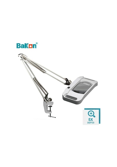 Bakon BK500D-5X LED Akrobat Dikdörtgen Büyüteç