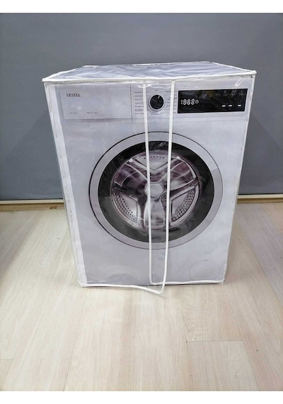 Şeffaf Pvc Çamaşır Makinesi Örtüsü Su Geçirmez, Dayanıklı Ve Su Ve Toza Karşı Koruyucu
