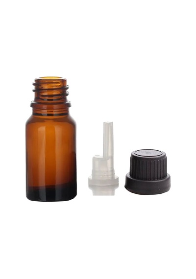 Borox Cam Da MLatma Şişe 10 ML Amber Da MLalıklı Şişe 10 cc