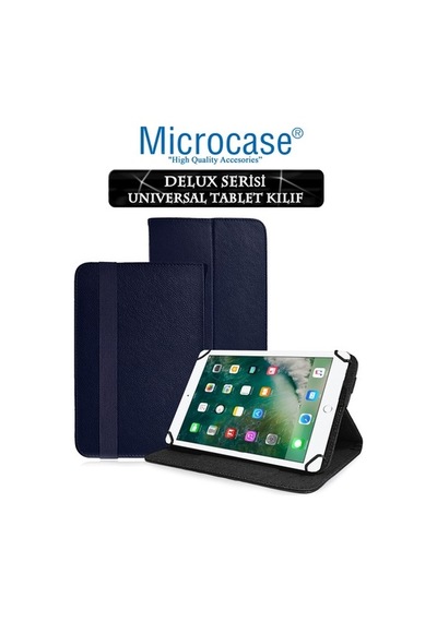 Microcase Apple Uyumlu iPad 9.7 2017 Delüx Serisi Universal Standlı Deri Kılıf