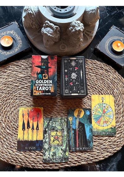 Golden Story Tarot Destesi 78 Kart - Arındırma Kesesi Hediyeli