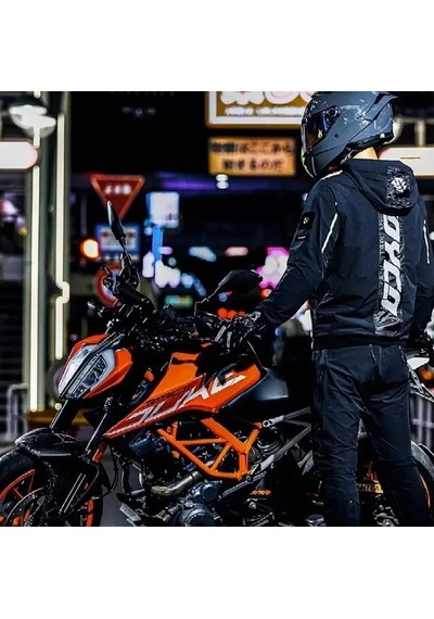 Scoyco St04 Motosiklet Montu Yazlık Dayanıklı Pu Kumaş Motorcu Mont Siyah