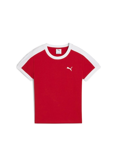 Puma T7 Kadın Kırmızı Günlük Stil T-shirt 63212911 Kırmızı