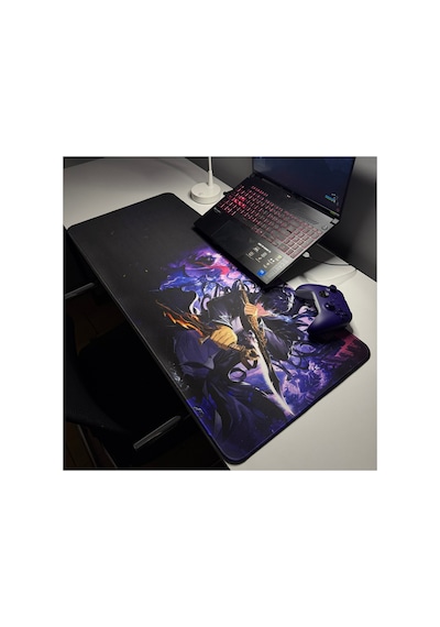 Solo Leveling Anime V2 - 90x40 Xxl Gaming Kauçuk Kaymaz Taban Mouse Pad Fare Altlığı