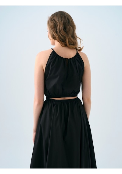 LOFT Regular Fit Kadın Elbise Lf2039203 Q1.v1 Siyah LOFT Regular Fit Kadın Elbise Lf2039203 Q1.v1 Siyah
