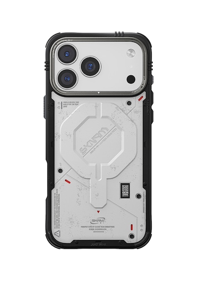Apple Uyumlu iPhone 17 Pro Max  Kılıf M-safe Şarj Özellikli Airbag Tasarımlı Skinarma Vigor Kapak Beyaz Beyaz