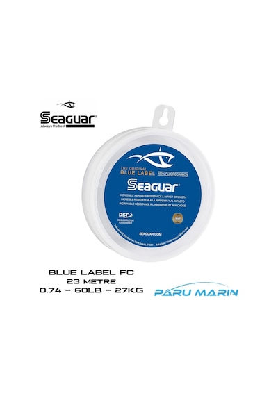 Seaguar Blue Label 0.74mm 60lb 27.2kg 23mt.