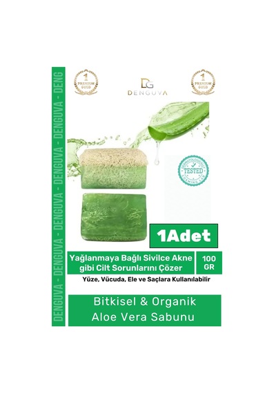 Özel %100 Doğal Koku Yüz Cilt Beyazlatıcı Organik Nemlendirici Kabak Lifli Aloe Vera Sabunu 1 Adet Karışık
