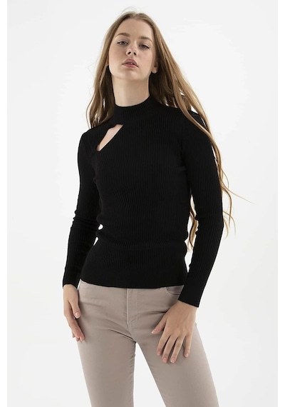 Fashion Friends Kadın Kazak Siyah 23k0167k1 24ke21000001 E2105 Siyah