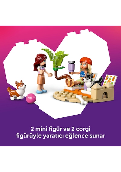 LEGO® Friends Sörfçü Köpekler ve Scooter Macerası 42641 - 6 Yaş ve Üzeri Çocuklar için Mini Bebek İçeren Yaratıcı Oyuncak Yapım Seti(113P)