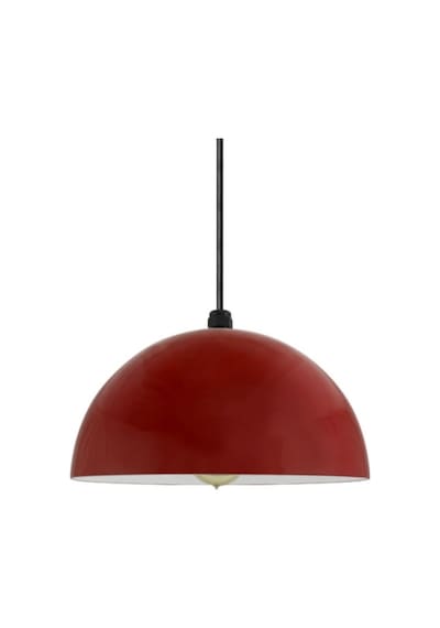 Mylights Kırmızı Içi Beyaz Metal Sarkıt Avize 30 Cm