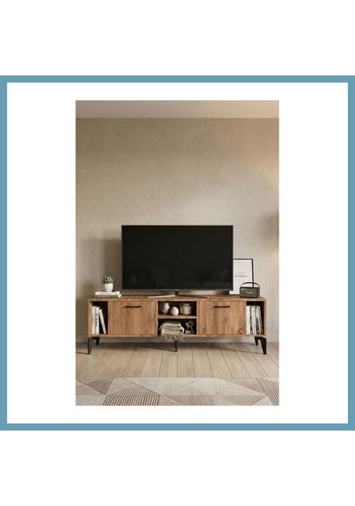Bezos Linya Tv Sehpası Çok Renkli 160x35 Cm Mbt06
