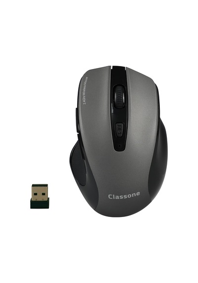 Classone Wl600 Serisi Kablosuz Mouse, Siyah/gri