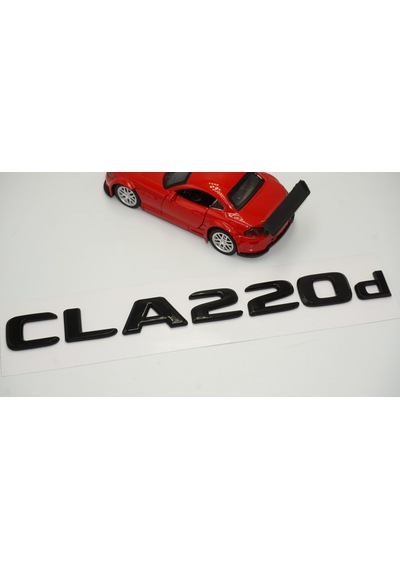 CLA 220d Bagaj Parlak Siyah ABS 3M 3D Yazı Logo