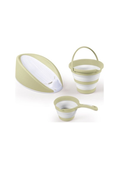 7571 Üçlü Bebek Banyo Seti- Eco Green Çok Renkli