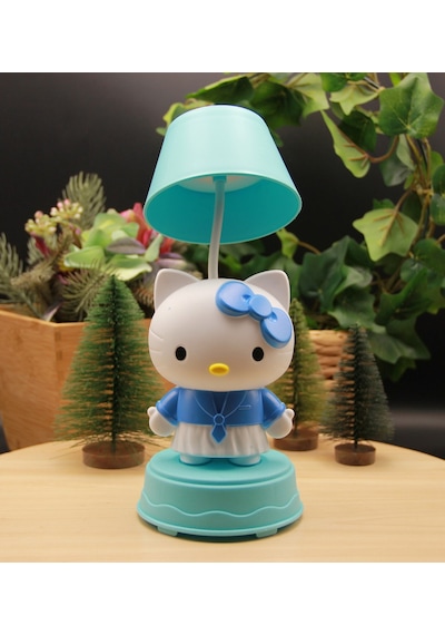 Hello Kitty Kalemtraşlı Gece Lambası Şarjlı - Mavi Diğer