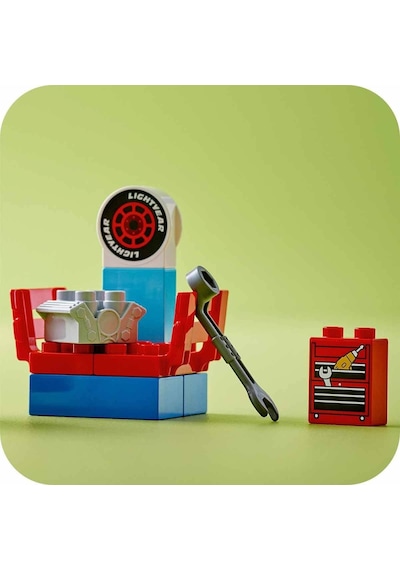 LEGO® DUPLO® Disney ve Pixar Arabalar Mack Yarışta 10417 2+ Eğitici Oyuncak Yapım Seti - 14 Parça
