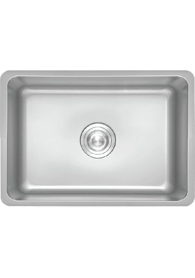Crauf Venüs 3049 Mat Inox 50x40 Tezgah Altı Paslanmaz Çelik Mutfak Eviyesi Mat Inox