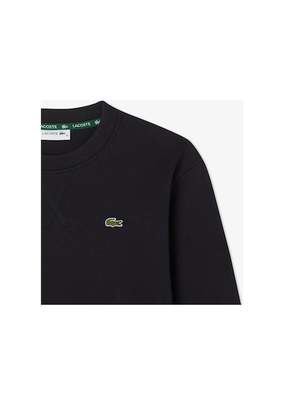 Lacoste Kadın Regular Fit Bisiklet Yaka Sweatshirt Siyah