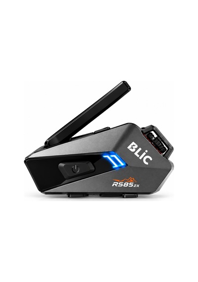 Blic Rs85 2x Tekli Motosiklet İnterkom 2 Kişi Eşleşme Özellikli, Bluetooth 5.0, 800 Mah Batarya, Kask İçi Kulaklık-14933