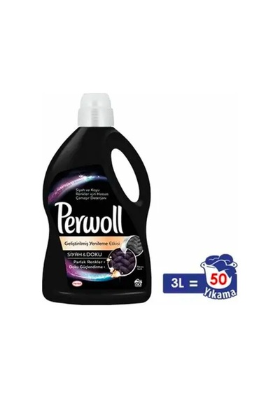 Perwoll Yenilenen Siyahlar Sıvı Çamaşır Deterjanı 3 L