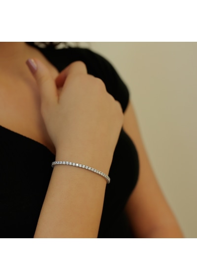 Lova 3,80 Karat Pırlanta Su Yolu Bileklik - 4040004