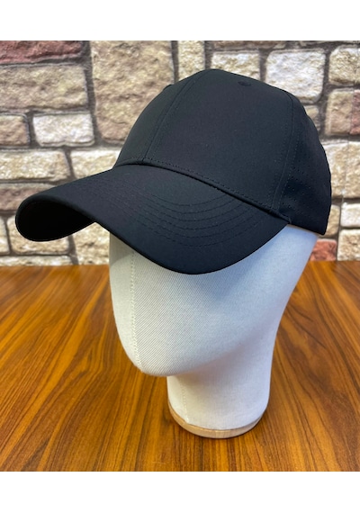 Hamze Paraşüt Mikro Kumaş Yazlık Delikli Unisex Cap Şapka Siyah
