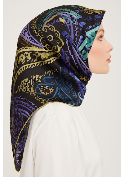 Armine Nostalji Serisi %100 Twill İpek Eşarp 9037d 52 931