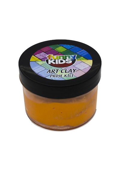 Funny Kids Art Clay Proje Sanat Kili Turuncu 558