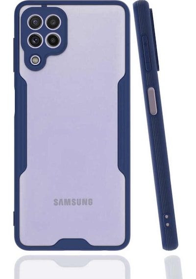 Samsung Galaxy Uyumlu A22 Kapak Colorful Kamera Korumalı Silikon Kılıf