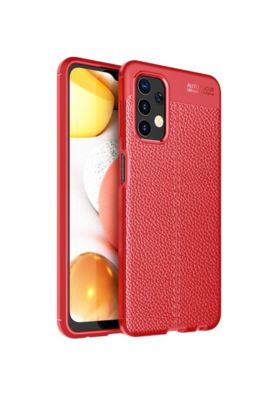 Samsung Galaxy  Uyumlu,  A32 Kılıf Auto Focus Kapak - Kırmızı