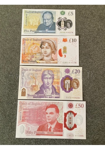 400 ADET KARMA 5-10-20-50 STERLİN BANKNOT POUND PARA GEÇERSİZ