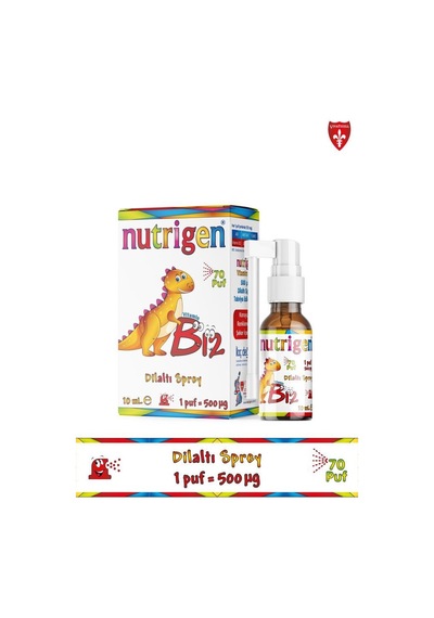 Nutrigen Vitamin B12 500 Mcg 10 Ml Dilaltı Sprey 70 Puf