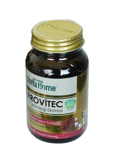 Shiffa Home Ferrovitec Üzüm Çekirdeği Ekstresi Diyet Takviyesi 710 Mg X 60